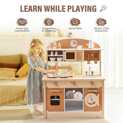 Kids Toddlers Kitchen Playset