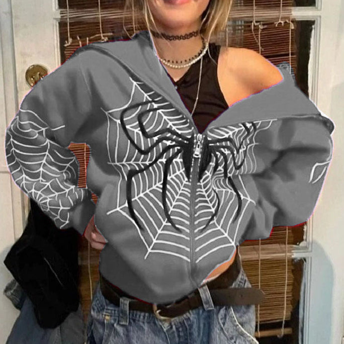 Trendy Women's Spider Hoodie