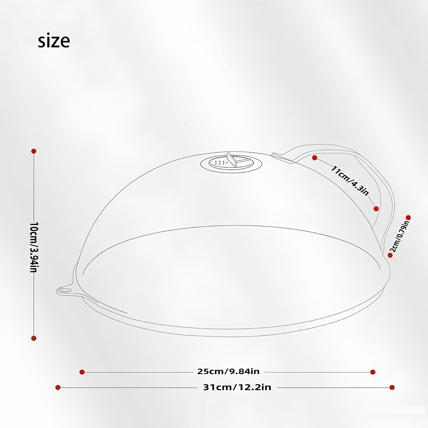 ClearGuard™ Microwave Splatter Cover