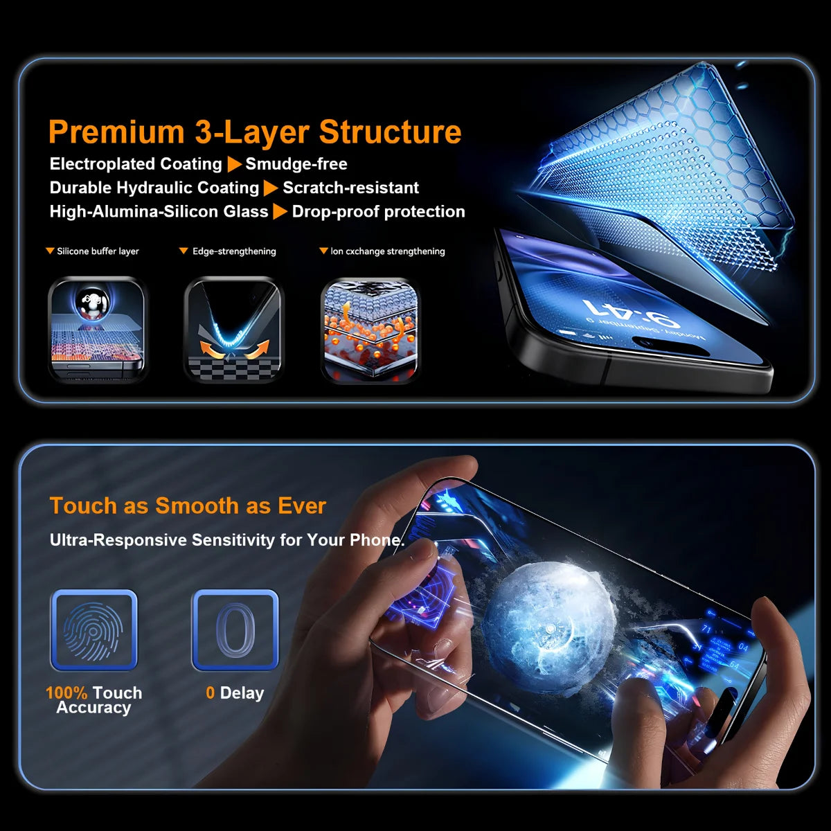 Tempered Glass Privacy Screen Protector