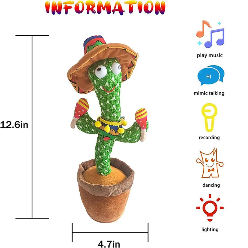 Dancing Cactus Plush Toy