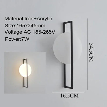 Modern Bedroom Wall Lamp