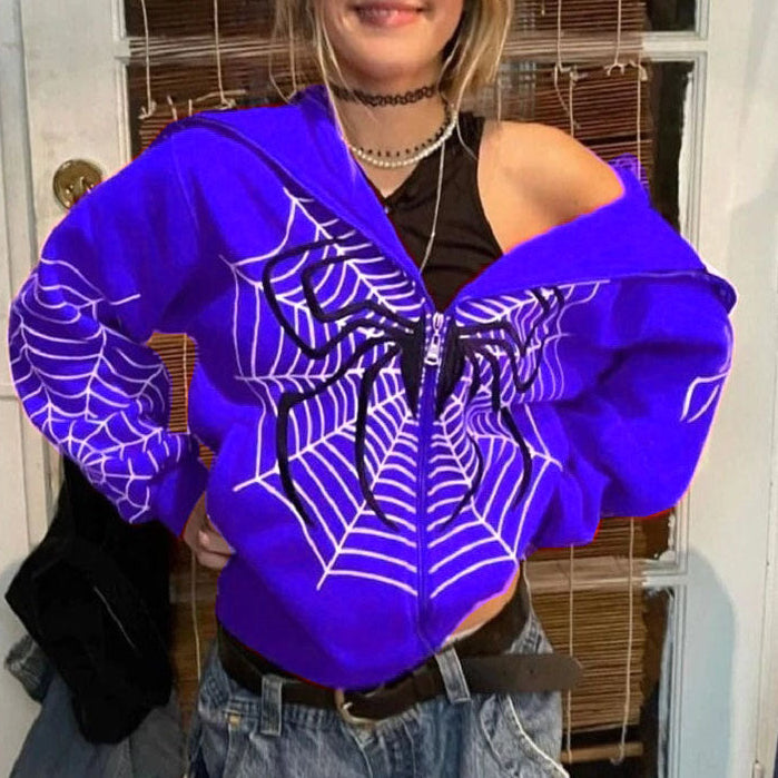 Trendy Women's Spider Hoodie