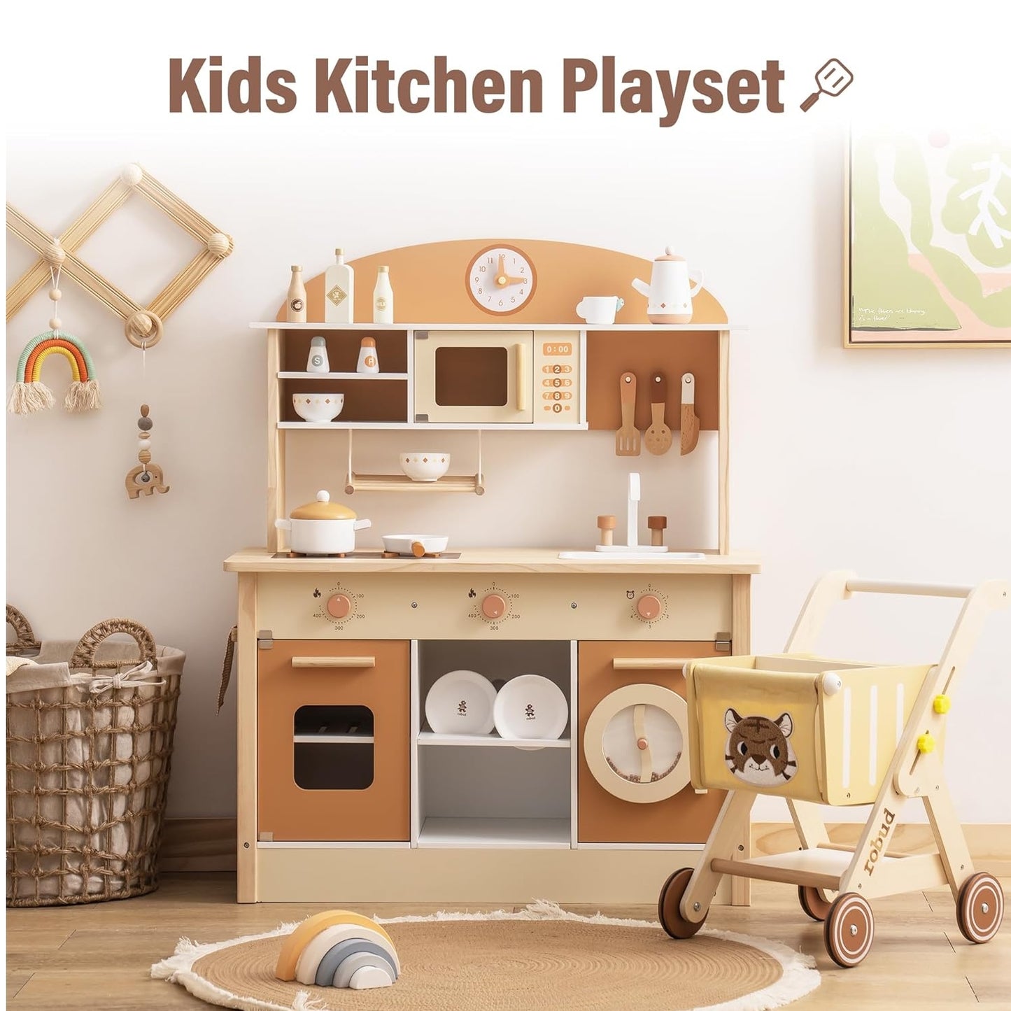 Kids Toddlers Kitchen Playset